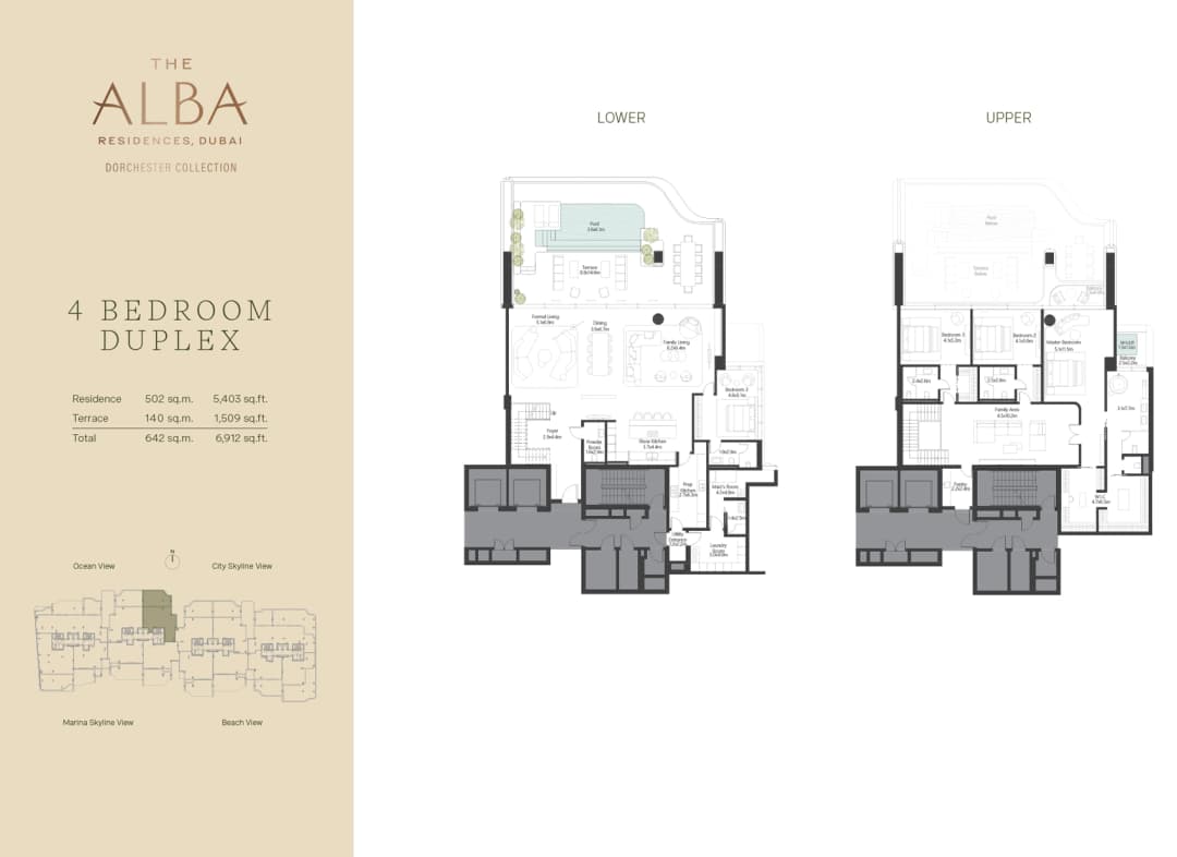 4 Bed Penthouse