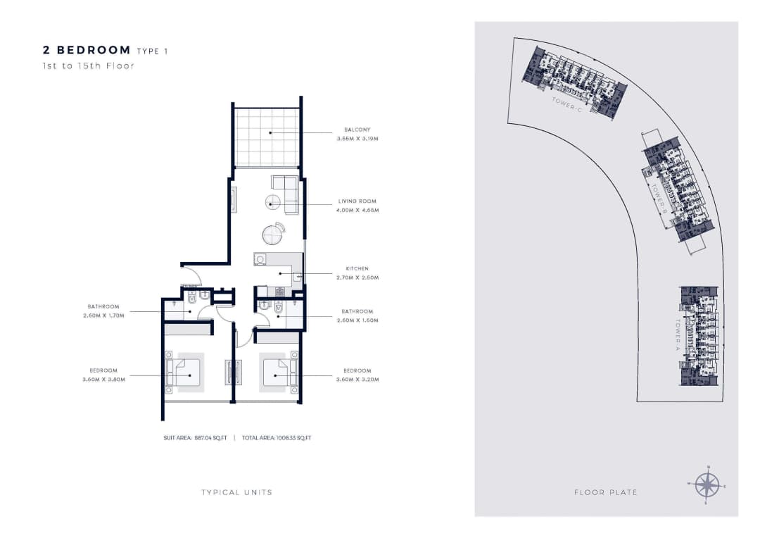 2 Bed Apartment