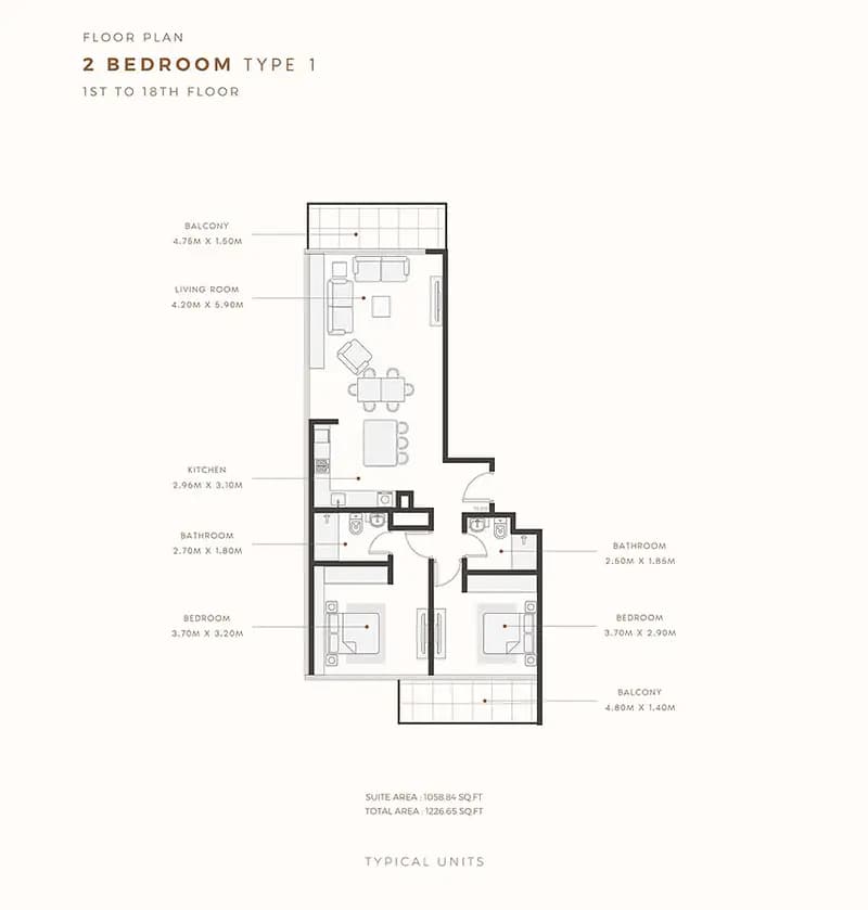 2 Bed Apartment