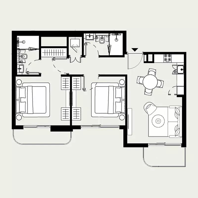 2 Bed Apartment