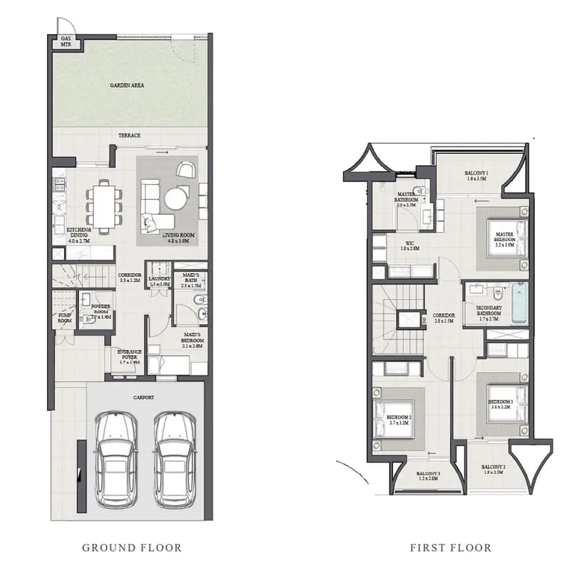 3 Bed Townhouse