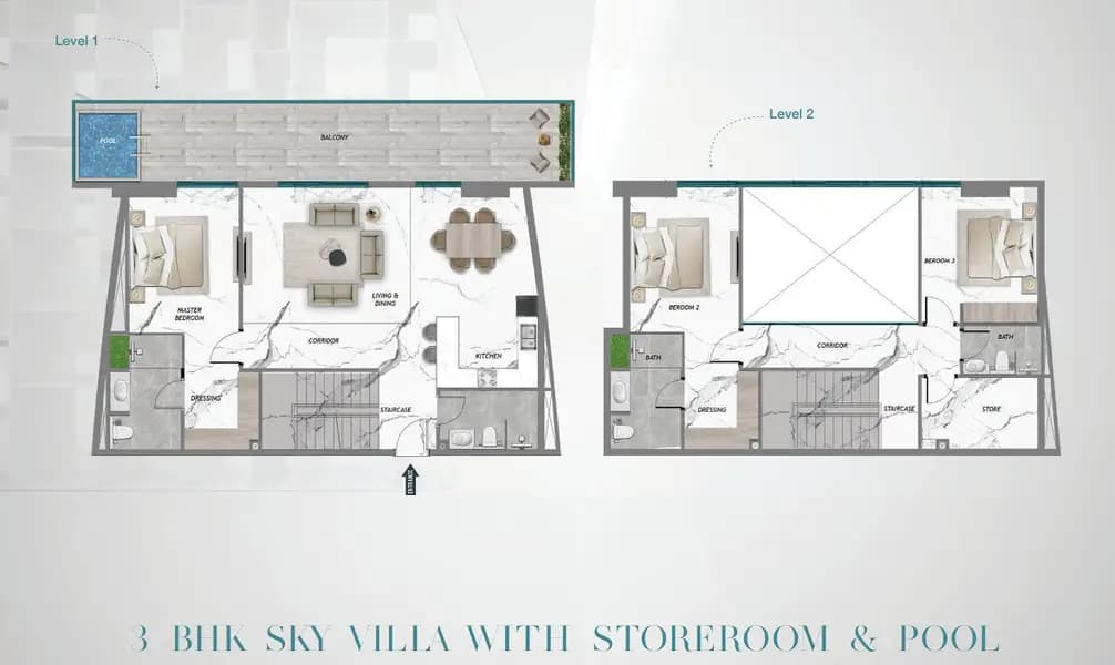 3 Bed Duplex