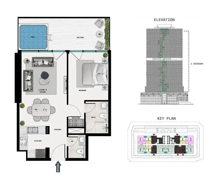1 Bed Apartment