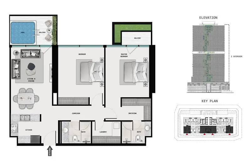 2 Bed Apartment