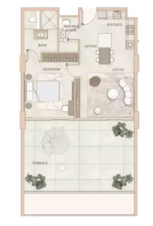 1 Bed Apartment