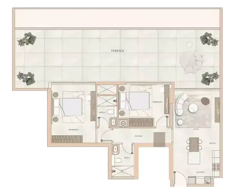 2 Bed Apartment
